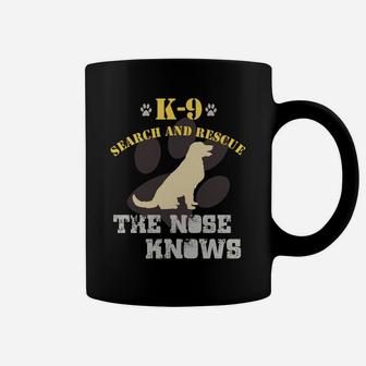 K9 Search And Rescue Golden Retriever Dog Coffee Mug - Seseable