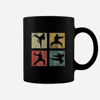 Karate Fighter Vintage Karateka Gift Coffee Mug - Seseable