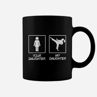 Karate Mom Karate Daughter Coffee Mug - Seseable