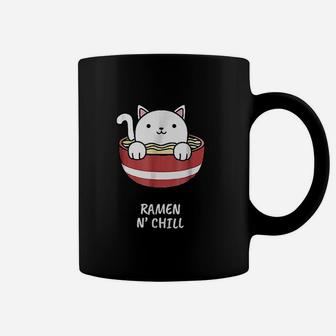 Kawaii Japanese Anime Cat Ramen Coffee Mug - Seseable