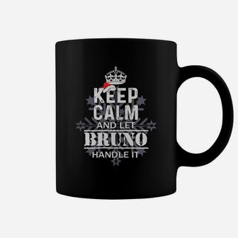 Keep Calm And Let Bruno Handle It Christmas Name Shirt Coffee Mug - Seseable