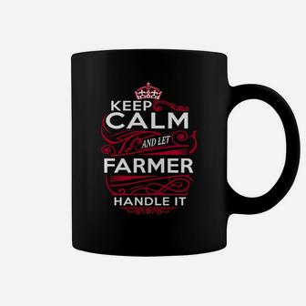 Keep Calm And Let Farmer Handle It - Farmer Tee Shirt, Farmer Shirt, Farmer Hoodie, Farmer Family, Farmer Tee, Farmer Name, Farmer Kid, Farmer Sweatshirt Coffee Mug - Seseable