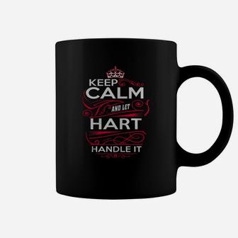 Keep Calm And Let Hart Handle It - Hart Tee Shirt, Hart Shirt, Hart Hoodie, Hart Family, Hart Tee, Hart Name, Hart Kid, Hart Sweatshirt Coffee Mug - Seseable