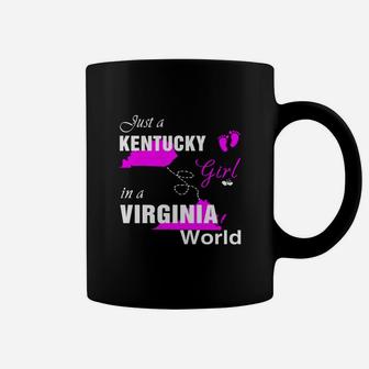 Kentucky Girl In Virginia Shirts Kentucky Girl Tshirt,virginia Girl T-shirt,virginia Girl Tshirt,kentucky Girl In Virginia Shirts,virginia Hoodie, Virginia Tshirt Coffee Mug | Seseable UK