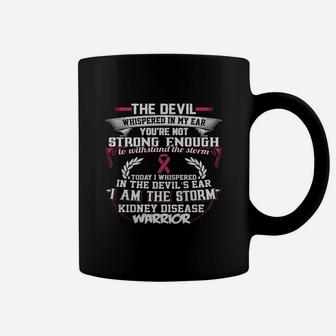 Kidney Disease Warrior I Am The Storm T-shirt Coffee Mug - Seseable