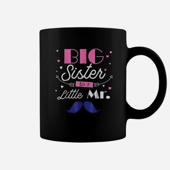 Kids Big Sister To A Little Mister For Older Sibling Coffee Mug - Seseable