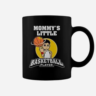 Kids Boys Mommys Little Basketball Player Coffee Mug - Seseable