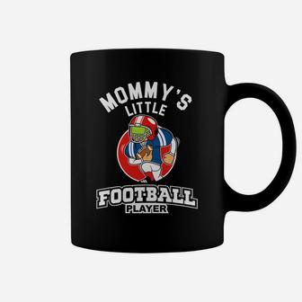Kids Football Boys Mommys Little Football Player Coffee Mug - Seseable