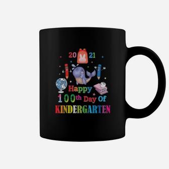 Kids Happy 100th Day Of School 100th Day Of School Kindergarten Coffee Mug - Seseable