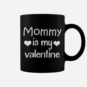 Kids Mommy Is My Valentine Cute Little Kids Valentines Day Coffee Mug - Seseable