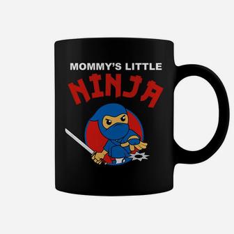 Kids Ninja Mommys Little Ninja Boys Girls Martial Arts Coffee Mug - Seseable