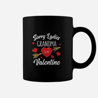 Kids Sorry Ladies Grandma Is My Valentine Gift Funny Boys Coffee Mug - Seseable