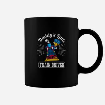 Kids Train Driver Boy Girls Daddys Little Train Driver Coffee Mug - Seseable