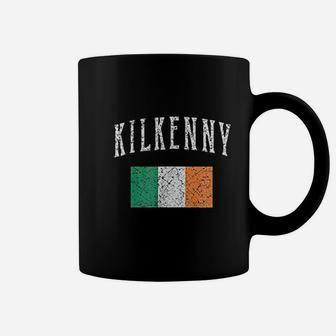 Kilkenny Ireland Flag Distressed Vintage Coffee Mug - Seseable