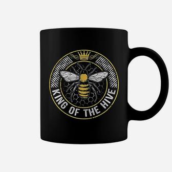 King Of The Hive Beekeeper Bee Lover Honey Gift Coffee Mug - Seseable