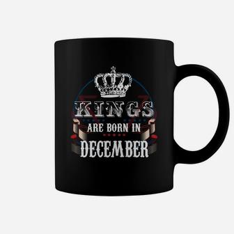 Kings Are Born Birthday December 2022 King Crown, Birthday Ideas, Birthday Present Ideas Coffee Mug - Seseable