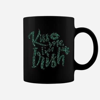 Kiss Me Im Irish Green Funny St Cute Saint Patricks Day Coffee Mug - Seseable