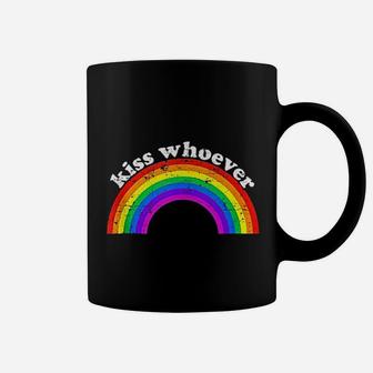 Kiss Whoever You Want Lgbt Rainbow Pride June Coffee Mug - Seseable