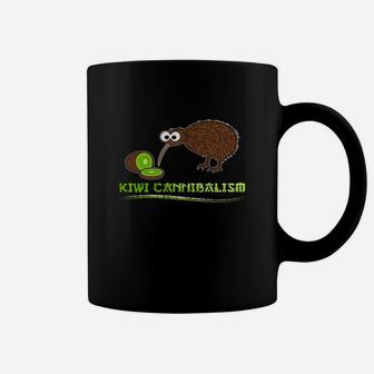 Kiwi Bird T-shirt - Kiwi Cannibalism Coffee Mug - Seseable