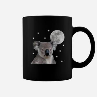 Koala Bear Stars Moon Space Funny Cute Animal Lover Coffee Mug - Seseable