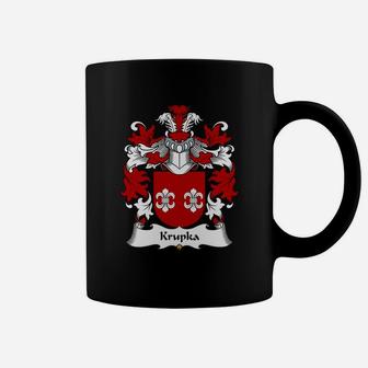 Krupka Family Crest Polish Family Crests Coffee Mug - Seseable