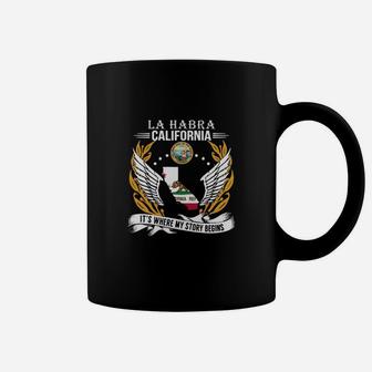 La Habra California It's Where My Story Begins Coffee Mug - Seseable