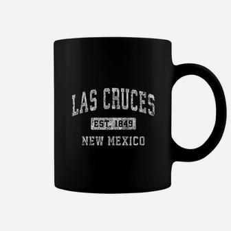 Las Cruces New Mexico Nm Vintage Established Sports Design Coffee Mug - Seseable