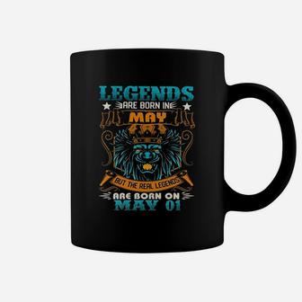 Legends Are Born In May But The Real Legends Are Born On May 1 Coffee Mug - Seseable