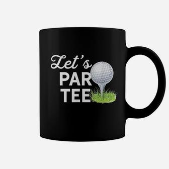Let Par Tee Golf Ball With Pin Funny Golf Club Coffee Mug - Seseable