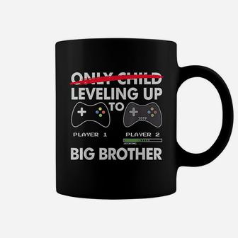 Leveling Up To Big Brother Promoted To Big Bro Coffee Mug - Seseable