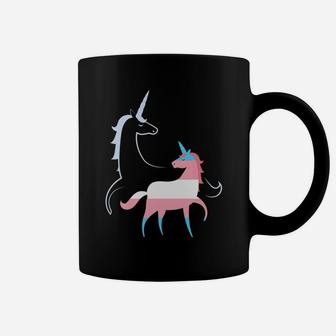 Lgbtq Trans Pride Unicorn Mother Of Trans Child Coffee Mug - Seseable