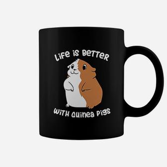 Life Is Better With A Guinea Pig Love Guinea Pigs Coffee Mug - Seseable