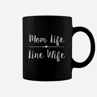 Lineman Mom Life Line Wife Funny Coffee Mug - Seseable
