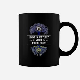 Living In Kentucky With Oregon Roots Coffee Mug | Seseable UK