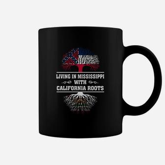 Living In Mississippi With California Roots Coffee Mug - Seseable