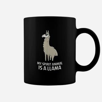 Llamas Are My Spirit Animals Alpaca Llama Coffee Mug - Seseable