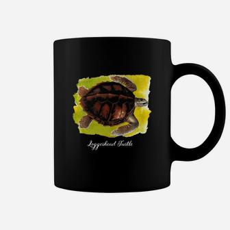 Loggerhead Turtle T-shirt Vintage Watercolor Coffee Mug - Seseable