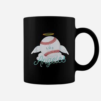 Los Angeles Ball Cool Baseball Team Design Coffee Mug - Seseable