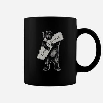 Love California Art Retro Vintage Cali Grizzly Bear Coffee Mug - Seseable