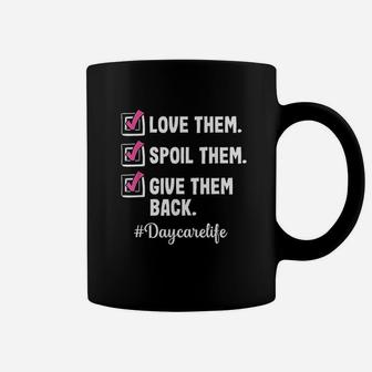 Love Daycare Provider Childcare Teacher Appreciation Gift Coffee Mug - Seseable
