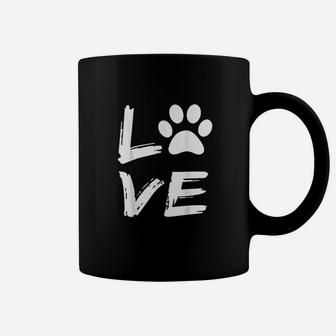 Love Dogs Perfect Dog Lovers Pet Parent Paw Gift Coffee Mug - Seseable