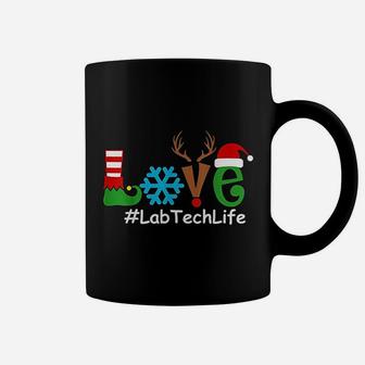 Love Nurse Lab Tech Life Christmas Coffee Mug - Seseable
