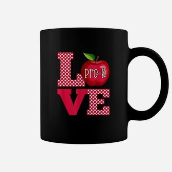 Love Prek Cute Preschool Teacher Gift Coffee Mug - Seseable