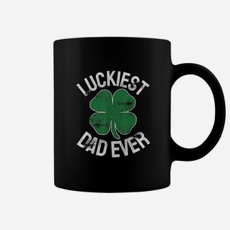 Luckiest Dad Irish Coffee Mug - Seseable