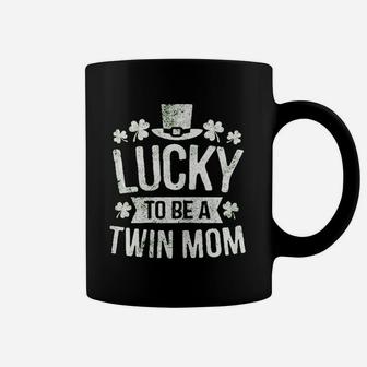 Lucky To Be A Twin Mom Coffee Mug - Seseable