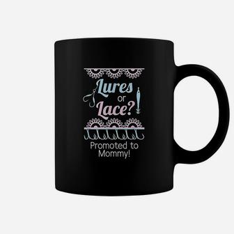 Lures Or Lace Promoted To Mommy Coffee Mug - Seseable