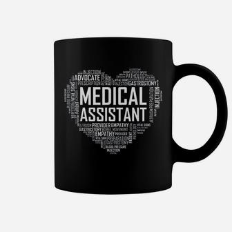 Ma Medical Assistant Heart Love Gift Clinical Nurse Coffee Mug - Seseable