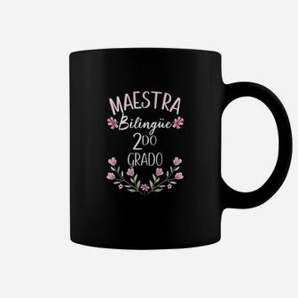 Maestra Bilingue Teacher Spanish 2nd Grade Coffee Mug | Seseable CA