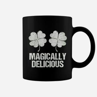 Magically Delicious Shamrock St Patricks Day Coffee Mug - Seseable