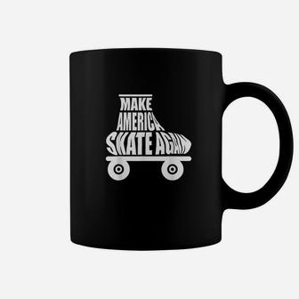 Make America Skate Again Roller Derby Skater Rollerblade Coffee Mug - Seseable